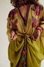 Cherr blossom kaftan- ecru/olive