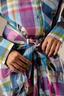 Vani Madras Check Sarong Dress