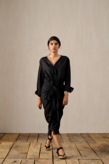 Shiba Cotton Sarong Dress