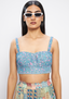 Aasmani Embroidered Bralette