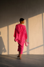 Indrani Silk Hooded Set