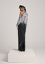 The Cascade Fringe Halter Pencil Dress