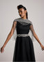 The Sequin Tassel Cape Dress