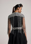 The Sequin Tassel Cape Dress
