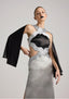 The Wave Form Cutout Column Dress
