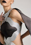 The Wave Form Cutout Column Dress