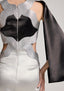 The Wave Form Cutout Column Dress