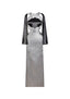 The Wave Form Cutout Column Dress