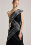 Asymmetric One-Sleeve Dress