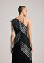 Asymmetric One-Sleeve Dress
