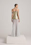 The Zari Sculpted Bustier + Ice Sheer Metallic Skirt