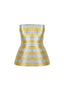 The Zari Sculpted Bustier + Ice Sheer Metallic Skirt