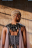 The Rhombus Mosaic Kaftan with Fall Panels