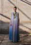 The Concave Metallic & Tulle Kaftan Dress