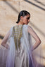 The Concave Metallic & Tulle Kaftan Dress
