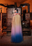 Gradient Glass Halter Kaftan