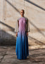 Gradient Raglan Kaftan Dress