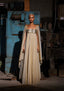 The Metallic Wave Kaftan Dress