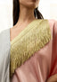 Metallic Mesh Asymmetric Kaftan