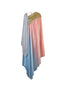 Metallic Mesh Asymmetric Kaftan