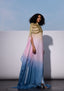 The Skyline Zari Fringed Cape Set
