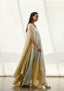 Asymmetric Satin Kaftan Dress