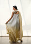 Asymmetric Satin Kaftan Dress
