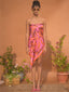 Jasmine Scarf Tube Mini Dress