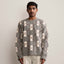 DNA Argyle Hand-Knitted Sweater - Grey