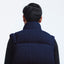 Pericardium Handknit Puffer Gilet- Navy Blue