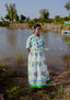 Bawari Skirt Saras Crane Blue