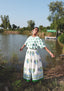Bawari Skirt Saras Crane Blue