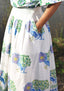 Bawari Skirt Saras Crane Blue