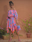 Leila Off-Shoulder Handkerchief Dress