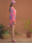 Yasmine Color Blocked One Shoulder Swimsuit