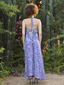 Hyacinth Halter Maxi Dress