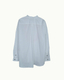 Boyfriend Shirt - Hand embroidered - Blue