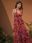 Jasmine Layered Halter Maxi Dress