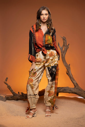 Cedar - Ivory/Orange