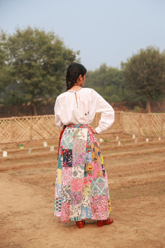 Irene Patchwork Skirt