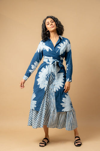 Thea Batik Flower Dress