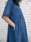 Fragments Jamdani Drop-Shoulder Dress