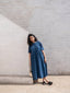 Fragments Jamdani Drop-Shoulder Dress