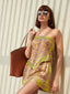 Maui Scarf Bandeau & A-Line Mini Skirt Set (Earth)