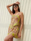 Maui Scarf Bandeau & A-Line Mini Skirt Set (Earth)