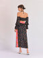 Moana Scarf Sarong Skirt (Black)