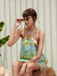 Malia Scarf Halter Mini Dress