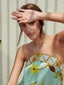Malia Scarf Halter Mini Dress