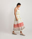 Salmon Gather Mid Dress