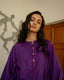 Tie-up Kaftan - Purple